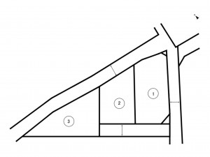 福山市駅家町大字上山守、土地の間取り画像です