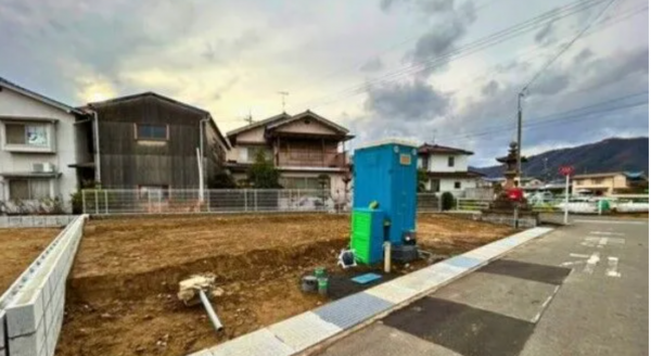 福山市本庄町中、新築一戸建ての外観画像です
