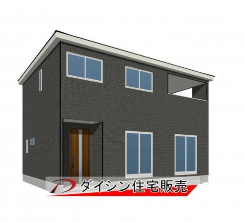 福山市青葉台、新築一戸建ての外観画像です