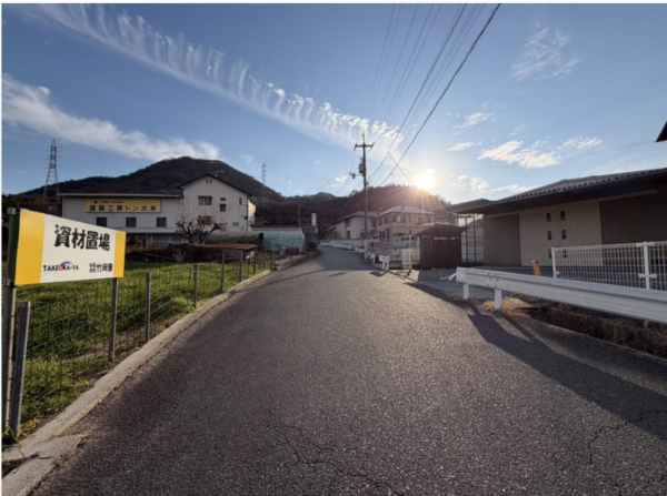 福山市千田町、土地の画像です