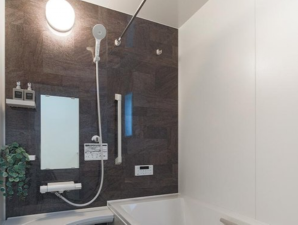 福山市水呑町、新築一戸建ての風呂画像です