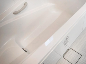 福山市幕山台、新築一戸建ての風呂画像です