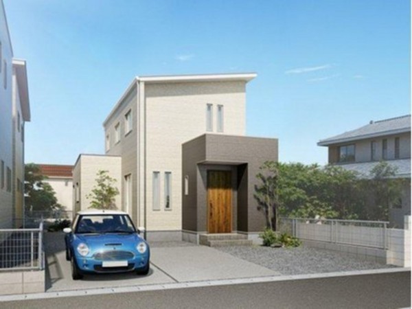 福山市南蔵王町、新築一戸建ての外観画像です