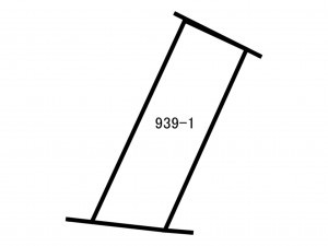 福山市新市町大字戸手、土地の間取り画像です