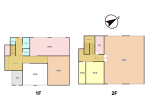 福山市駅家町大字服部本郷、収益物件/店舗事務所の間取り画像です
