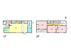 福山市本庄町中、新築一戸建ての間取り画像です