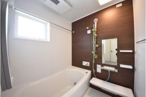 福山市本庄町中、新築一戸建ての風呂画像です