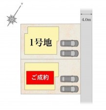 福山市草戸町、新築一戸建ての間取り画像です