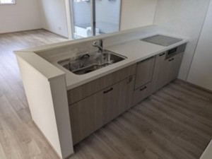 福山市草戸町、新築一戸建ての居間画像です