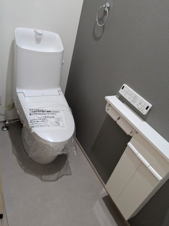 福山市草戸町、新築一戸建てのトイレ画像です