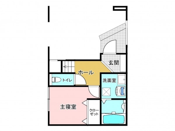 福山市横尾町、新築一戸建ての間取り画像です
