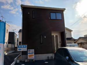 福山市南蔵王町、新築一戸建ての外観画像です