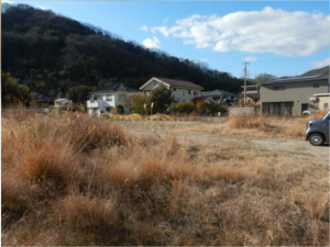 福山市、土地の外観画像です