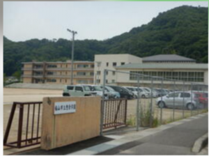 福山市、土地の小学校画像です