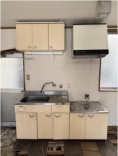 福山市野上町、中古一戸建てのキッチン画像です