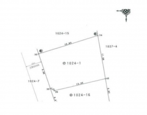 福山市駅家町大字万能倉、土地の間取り画像です