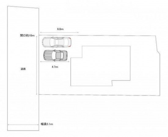 福山市神辺町字道上、中古一戸建ての間取り画像です