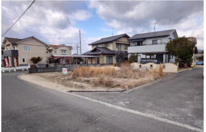 福山市駅家町大字倉光、土地の前面道路を含む現地写真画像です