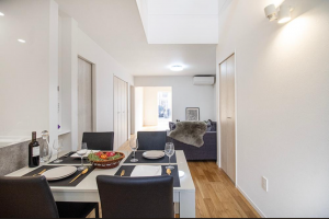 福山市春日町、新築一戸建ての居間画像です