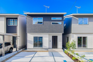 福山市春日町、新築一戸建ての外観画像です