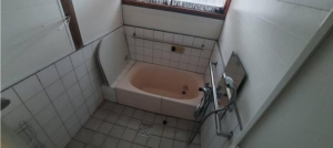 福山市新市町大字戸手、中古一戸建ての風呂画像です