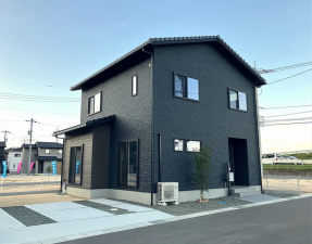 福山市水呑町、新築一戸建ての外観画像です