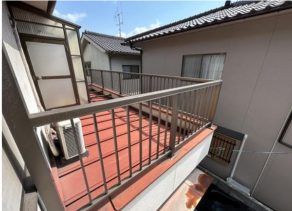 福山市水呑町、中古一戸建てのバルコニー画像です