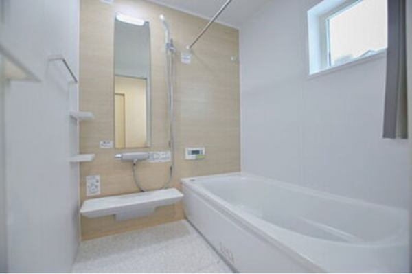 福山市川口町、新築一戸建ての風呂画像です