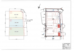 福山市駅家町大字近田、土地の間取り画像です