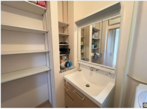 福山市春日町浦上、中古一戸建ての洗面画像です