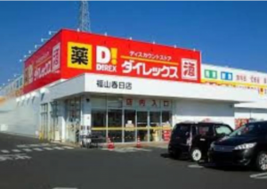 福山市春日町浦上、中古一戸建てのドラッグストア画像です