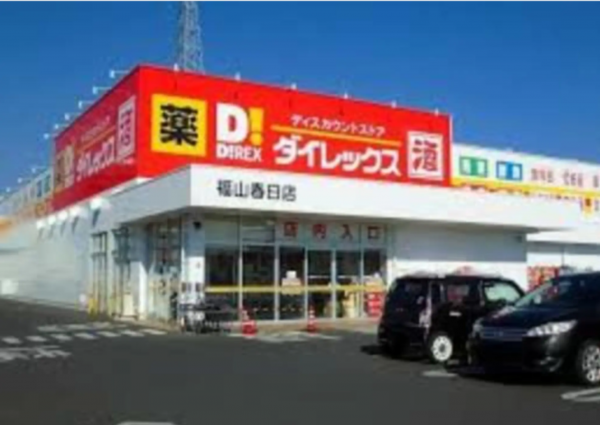 福山市春日町浦上、中古一戸建てのドラッグストア画像です