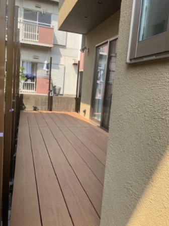 福山市西深津町、新築一戸建てのバルコニー画像です