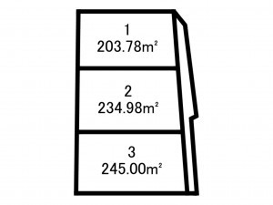 福山市駅家町大字近田、土地の間取り画像です