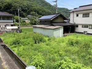 府中市父石町、土地の前面道路を含む現地写真画像です