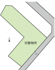 福山市、土地の間取り画像です