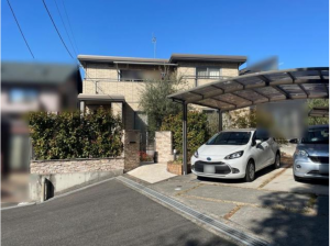 福山市木之庄町、中古一戸建ての外観画像です