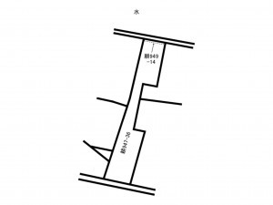 府中市上下町上下、土地の間取り画像です