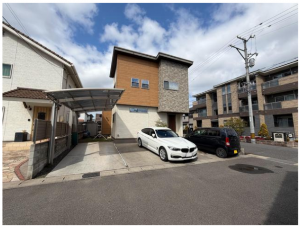 福山市新涯町、中古一戸建ての外観画像です