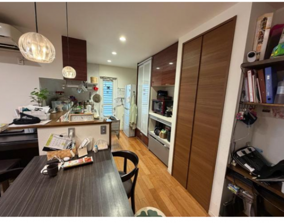 福山市新涯町、中古一戸建てのキッチン画像です