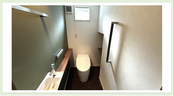 福山市千田町、中古一戸建てのトイレ画像です
