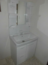 福山市御幸町大字中津原、中古一戸建ての洗面画像です