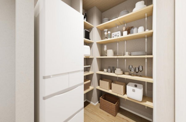 福山市春日町、新築一戸建ての収納画像です