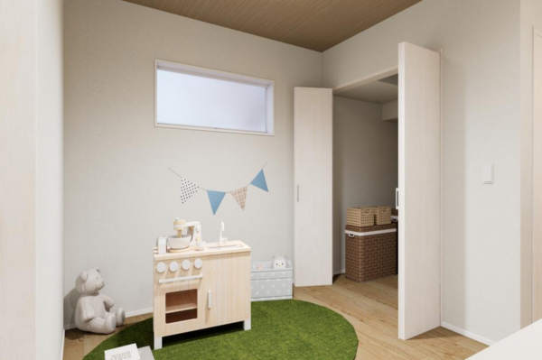 福山市春日町、新築一戸建ての子ども部屋画像です