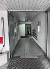 福山市西桜町、マンションのエントランス画像です