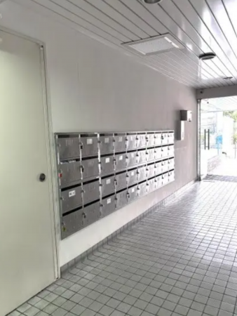 福山市西桜町、マンションのエントランス画像です