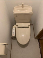 福山市、収益物件/アパートのトイレ画像です