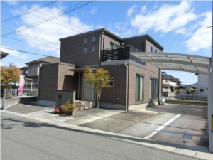 福山市御幸町大字森脇、中古一戸建ての外観画像です
