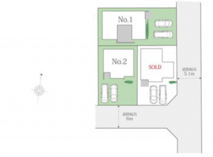 福山市神辺町新湯野、新築一戸建ての間取り画像です