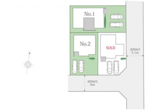 福山市神辺町新湯野、新築一戸建ての間取り画像です